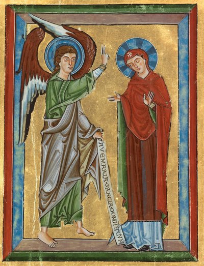 The Annunciation by Unbekannt Unbekannt